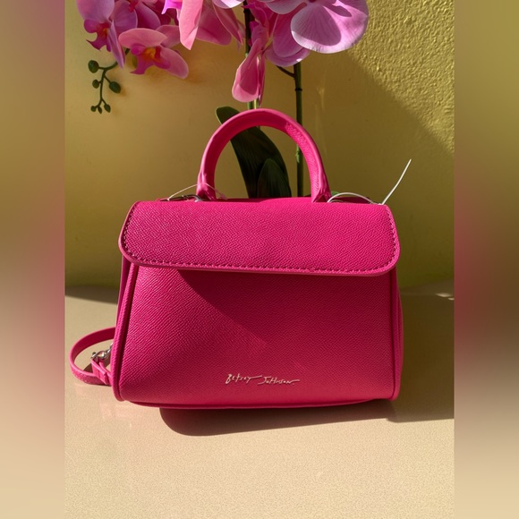 Betsey Johnson Pink Mini Satchel - Picture 5 of 10